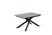 Tavolo allungabile antracite-nero 90 cm x 140- 190 cm H. 76 cm