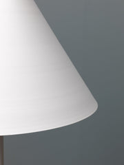 Lampada da terra in metallo bianco D40xD40x156h cm