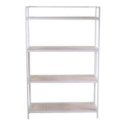 Scaffale in metallo Lucilla a 4 ripiani