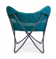 Sedia mare pieghevole in textilene Verde Acqua BUTTERFLY GABICCE 77.5x81x h89 cm