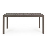 Tavolo per esterno allungabile in alluminio Caffè HILDE YK14 160-240x90x h75 cm
