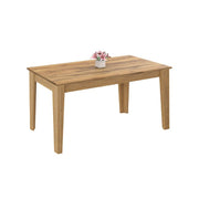 Tavolo rettangolare Ostin piano rovere con gambe rovere