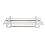 Mensola da bagno in alluminio bianco Dimensione 50 x 29.5 x 20 cm