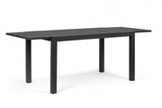 Tavolo da esterno allungabile in alluminio Antracite cm 140-210x77x h75