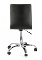 Sedia ufficio similpelle acciaio Young Hello cm 42,5 x 40 x 87