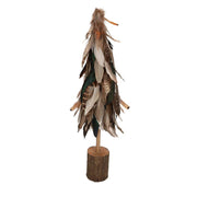 Albero piume con vaso cmø7-15h51
