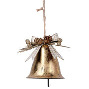 Campana metallo oro cm11x10h8