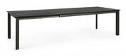 Tavolo giardino allungabile Konnor antracite cm 200-300 x 110h