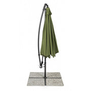 Ombrellone da giardino con braccio a 360°Texas cm 300x h260 Antracite-Olive