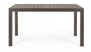 Tavolo per esterno allungabile in alluminio Caffè HILDE YK14 140-210x77x h75 cm