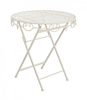 Tavolo Giselle classico crema D70 cm
