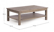 Tavolino Brasilia Cm. 110 x 65h