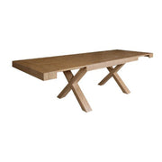 Tavolo con piano in folding olmo 2 allunghi laterali 180-280x100xh.75 cm EFFEZ