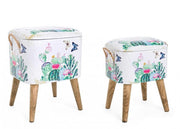 Set due sgabelli con contenitore Forestis bizzotto