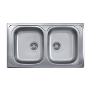 Lavello 86x50 2 vasche SAXT322 EFFEZ