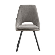 Sedia imbottita grigia Blauss  85x56x48 cm