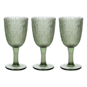 Set 3 Calici Vetro Verde 250 Cc  Linea Davor