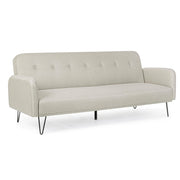 Divano Letto Bridjet Beige in tessuto reclinabile