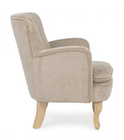 Poltrona tortora stile vintage