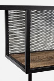 Libreria 6 piani in metallo stile industriale cm 84x35x188h