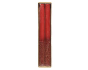 Candele colore rosso con glitter H 25 cm