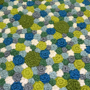 Tappeto moderno a fiori multicolore cm 160 x 230