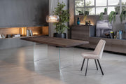 Tavolo fisso in rovere termocotto 90x160x76h cm