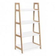 Libreria in legno di bamboo quattro ripiani BROOKLYN 62x38x h130 cm