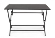 Tavolo per esterno in alluminio Antracite ELIN 110x70x h71 cm