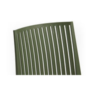 Sedia Bars in Polipropilene Verde Oliva Resistente ai Raggi UV e Umidità L46 x P56 x H82