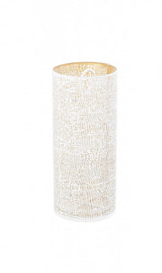 P.Tealight 4P Icelyn Bianco-Oro