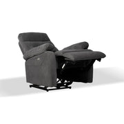 Poltrona recliner elettrico grigio scuro  855 x 92 x 109 cm