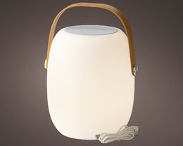 Altoparlante LED da esterno bianco caldo