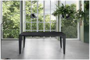 Tavolo allungabile con top in ceramica 120/170x80 cm