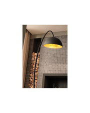 Lampada da terra Lucia in metallo nero STS
