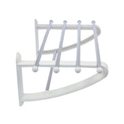 Mensola da bagno in alluminio bianco Dimensione 50 x 29.5 x 20 cm