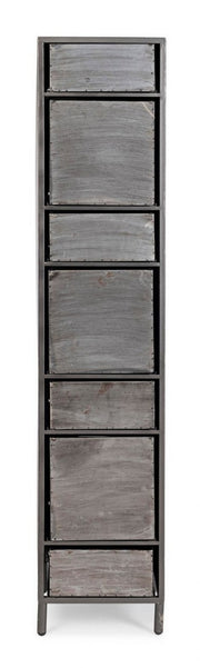 Cassettiera Store 7 cassetti in stile industriale