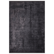 Tappeto antiscivolo vintage bambù colore antracite 120x180 EFFEZ