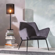 Poltrona in velluto 70 x 71,5 x 79 cm