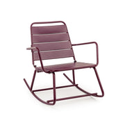 Sedia a dondolo bordeaux bizzotto lillian