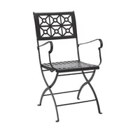 Sedia poltrona da giardino isotta antracite