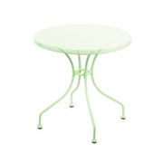 Tavolo per esterno in ferro battuto rotondo Verde NETTY diametro 70x h71 cm