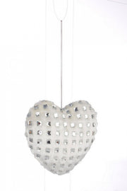 8x Pendaglio Cuore Cristallo L