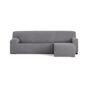 Copridivano Troya elastico penisola destra grigio bracciolo corto 250/310