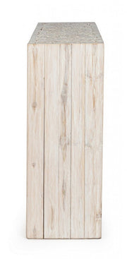 Mobile consolle legno bianco Ermitas