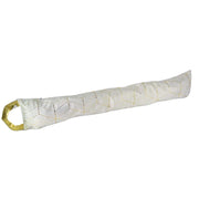 White fabric draft excluder cm83x7h15