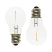 Set 2 Lampada Ricambio E27 36V Goccia Ø60mm Luci di Natale