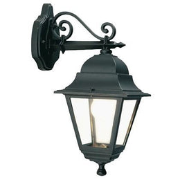 Applique Media In Basso E27  linea old  nero