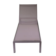 Lettino alluminio anodizzato buffalo 197x64x30h cm