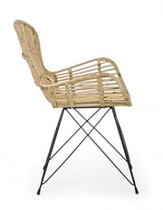 Poltrona Venturs in fibre stile naturale